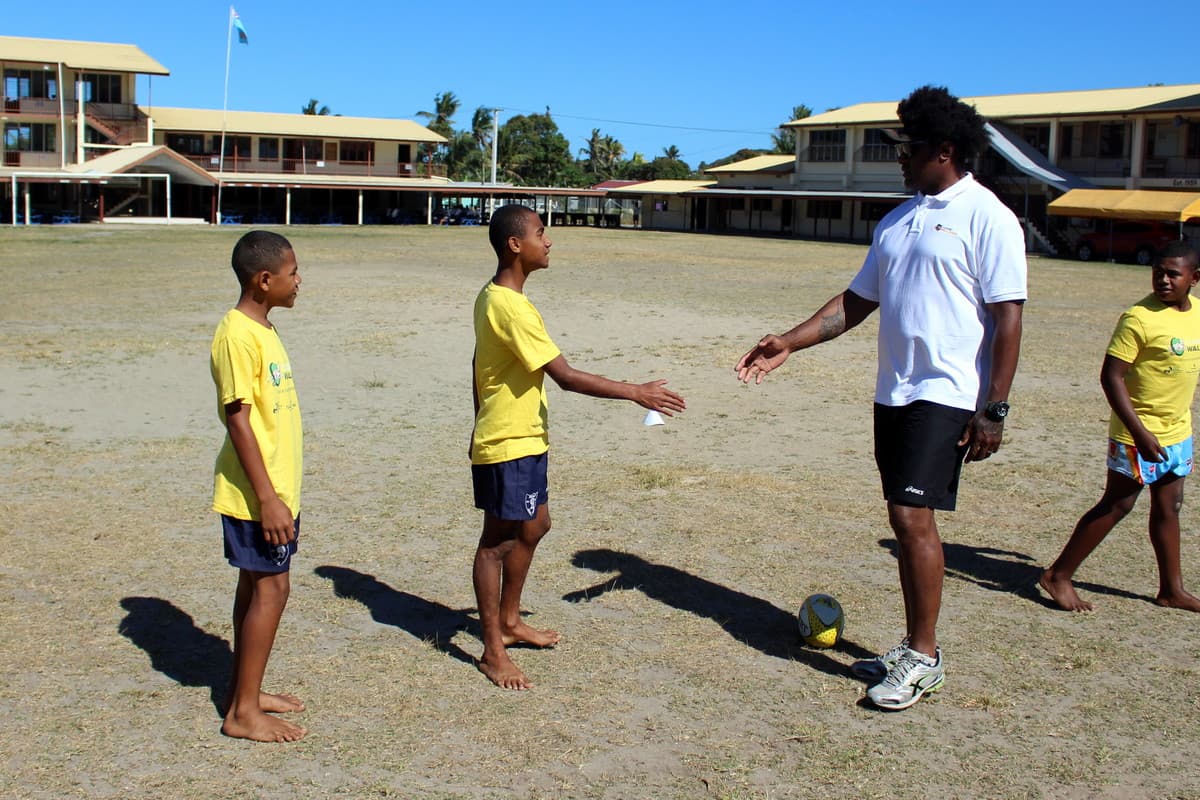 Samo king of the kids in Fiji