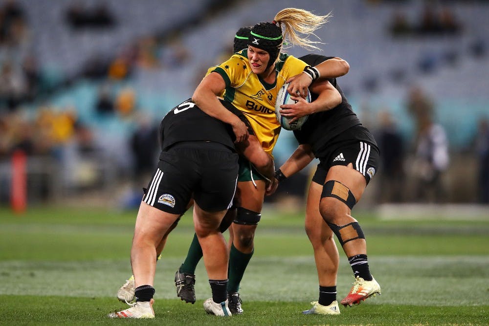 Emily Chancellor reflects on her Wallaroos debut in 2018. Photo: Getty Images